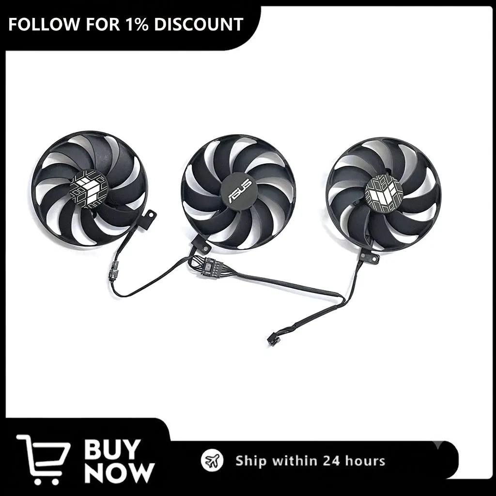 NEW For ASUS TUF RTX 3060 3060TI 3070 3070TI 3080 3080TI 3090 GAMING T129215BU PLD09210S12H CF9010U12D GPU Fan