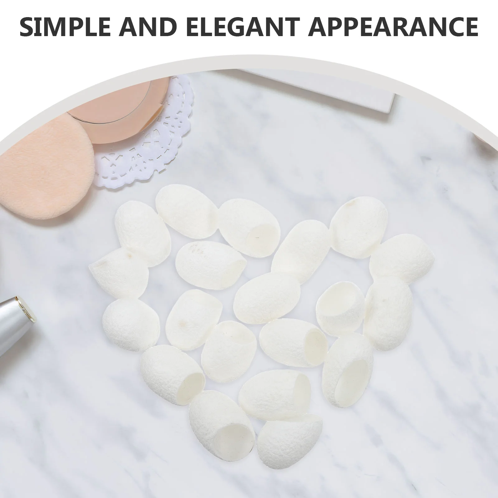 20pcs Zijderups Natuurlijke Facial Exfoliërende Tool Voor Huidverzorging Anti-Aging Rimpel Acne Litteken Mee-eter Verwijderen