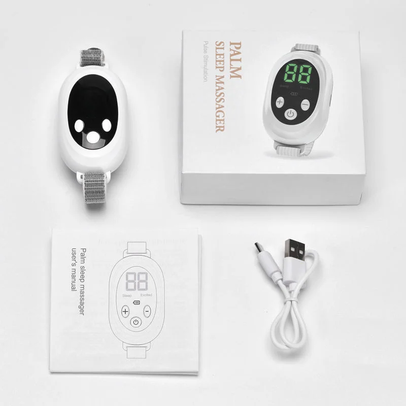 New Sleep Aid Therapy Device Relieves Insomnia Portable Pulse Sleep Aid Helps Fall Asleep Fast Handheld Sleeper
