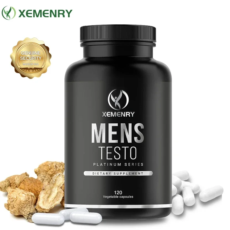 Xemenry 120 Cápsulas para Hombres y Mujeres - Contiene Ácido Espántico D, Tribulus Terrestris, Maca Negra, Epimedium, L-Arginina