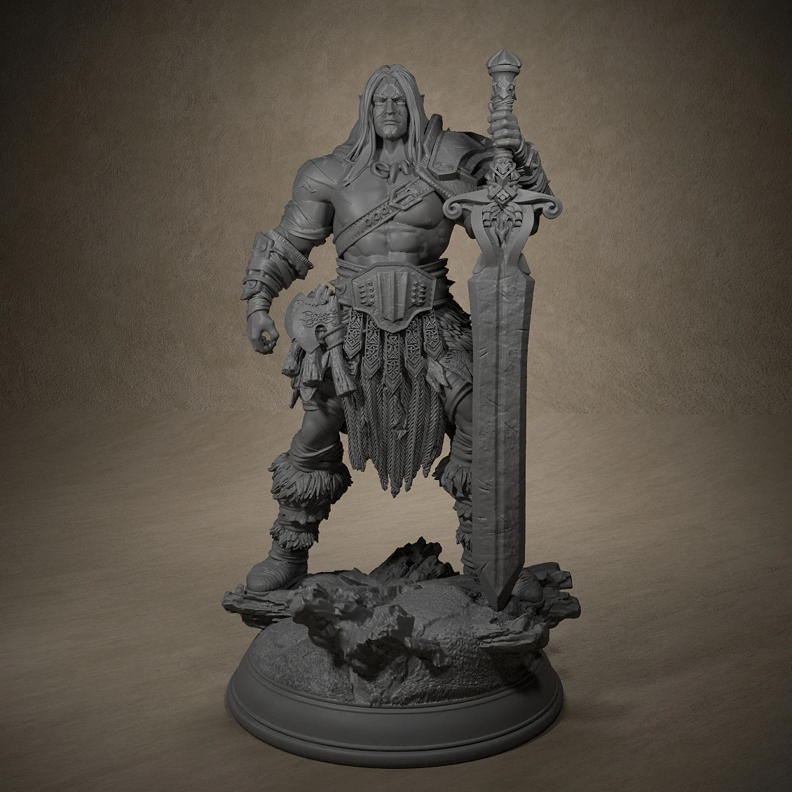 Oovur Miniature Models Dungeons and Dragons 3D Printing Resin Unpainted Tabletop Miniatures Suitable for Pathfinder