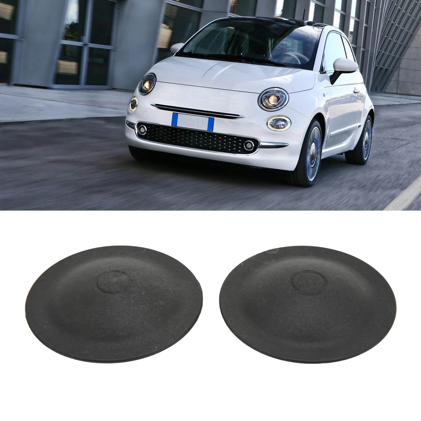 

1 Pair Car Shock Absorber Mount Nut Cover 51938656 Front Suspension Mount Cap Replacement For Fiat 500 2007-Onwards