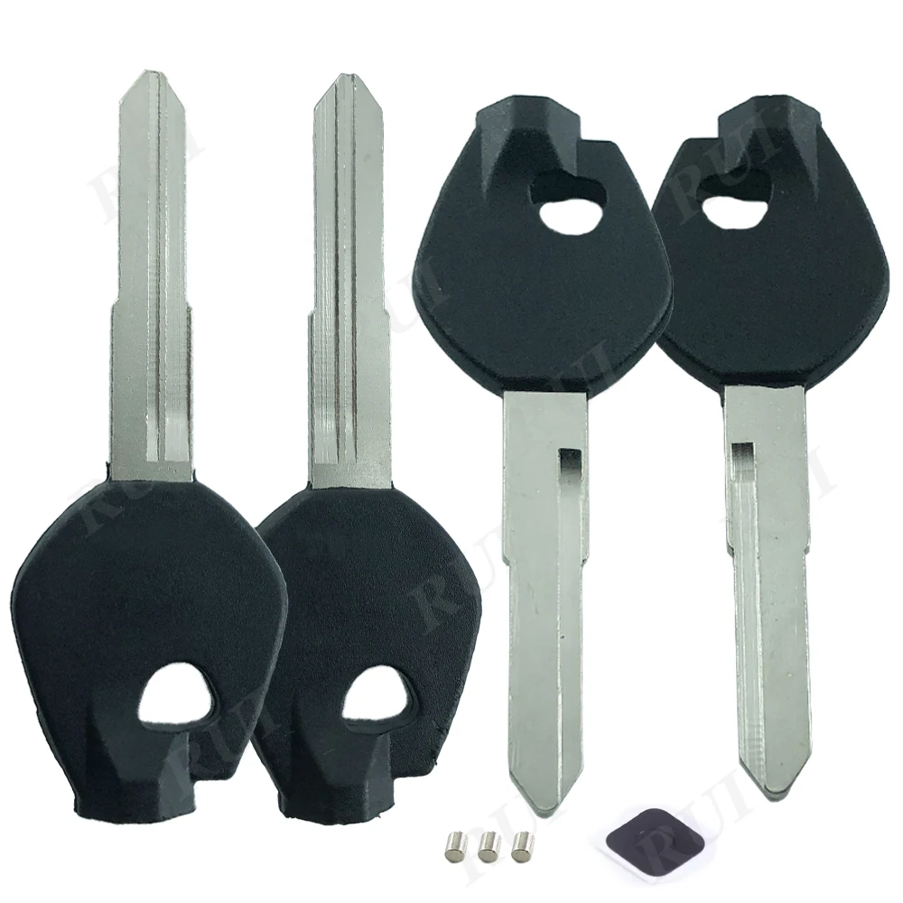 1/2/3 PCS Motorcycle Blank Key For SUZUKI Magnet Anti-theft Lock AN250 AN400 AN650 Burgman Sj50 V125S V50 AG50 60Single V125G