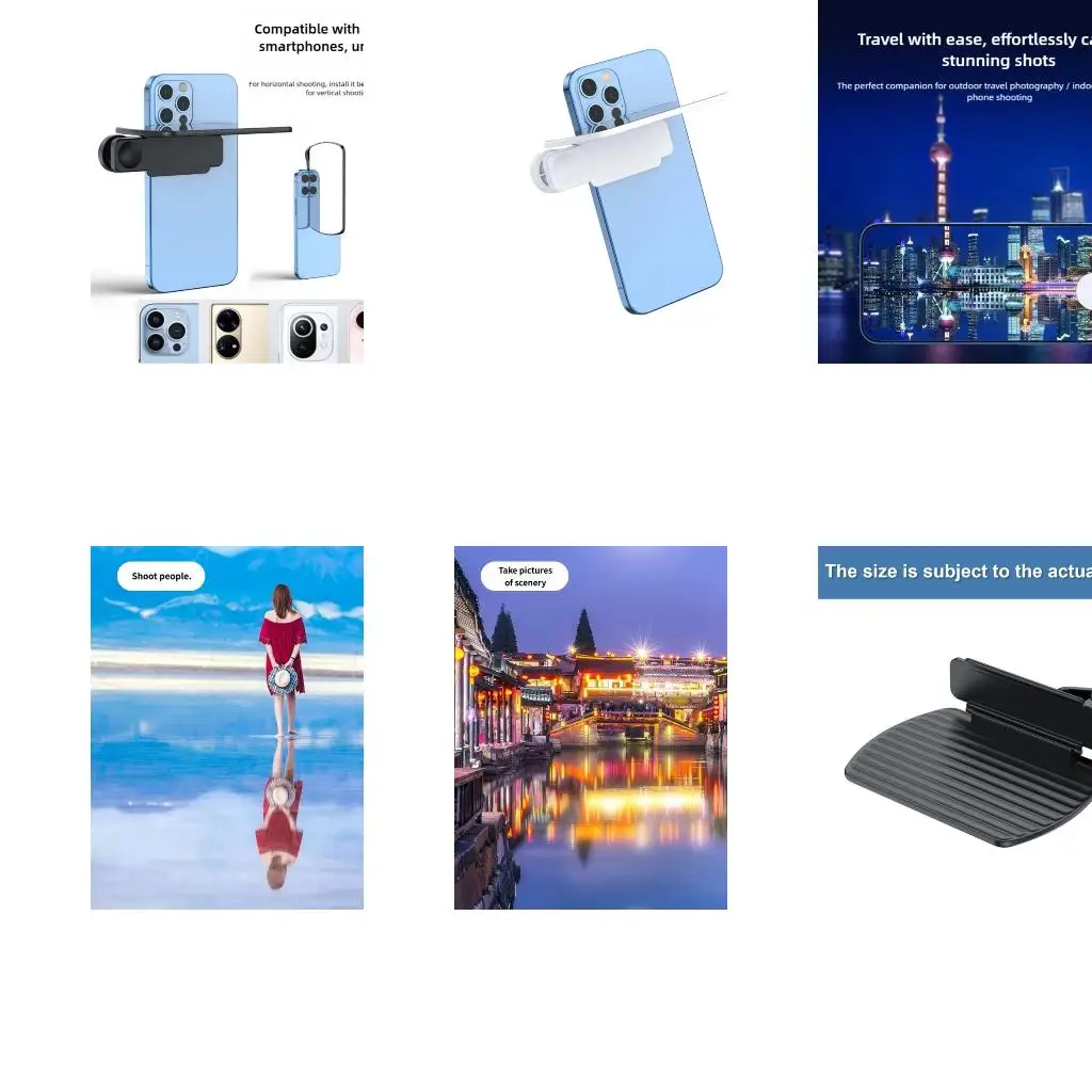 4XFC Portable Smartphone Photography Mirror Tool Stable Support Structure Easy Setups For Travel Enthusiasts