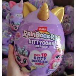 Rainbocorns Kittycorn Surprise Series 2 By ZURU Collectible Plush Stuffed Animal Surprise Egg Sticker Pack Slime Holiday Gifts