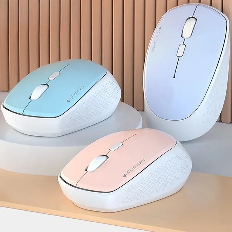 Wireless Mouse Mini Silent 2.4G USB Computer Mouse Optical Mice Noiseless Adjustable 1600 DPI Mouse for Windows Mac Linux