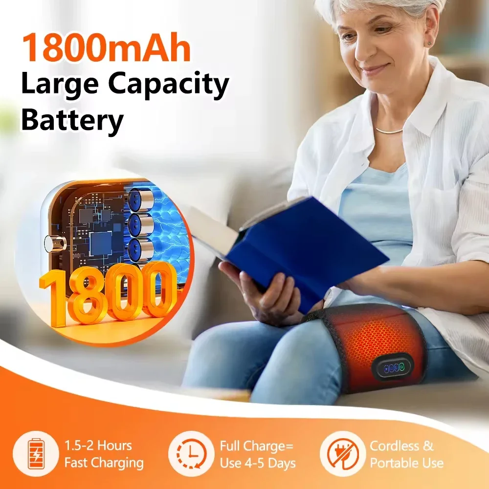 Eletric 360° Air Pressure Calf Massager Wireless Leg Massage 3 Mode Airbag Compresstion Relax Foot Calf Muscle Blood Circulation