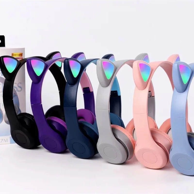 

NewP47MCat Ear-mounted Wireless Headset Girls Cute Headset Factory