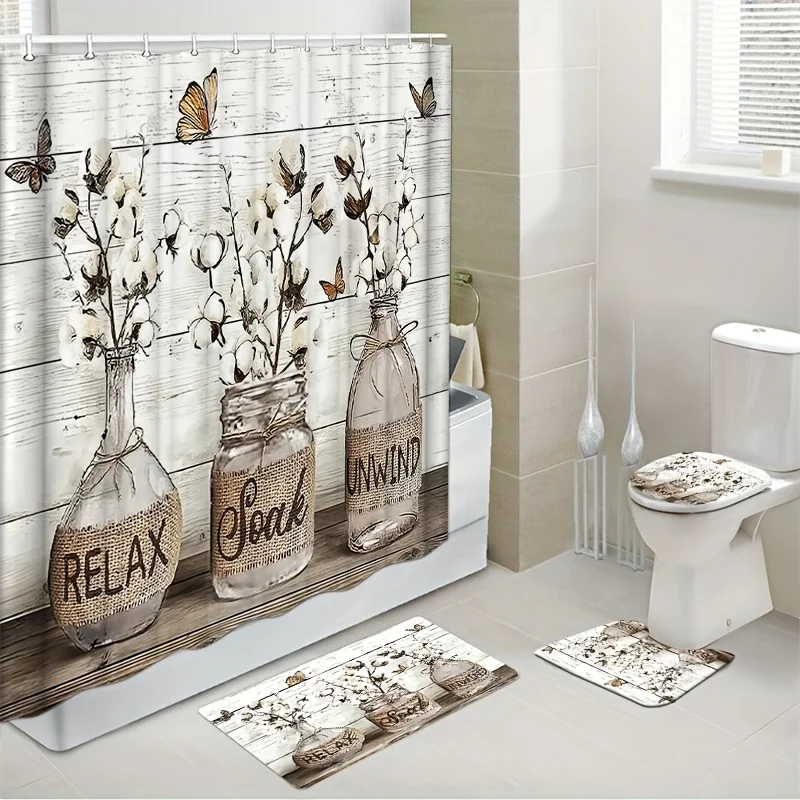 set-tenda-da-doccia-floreale-a-farfalla-12-ganci-con-tappetini-da-bagno-in-poliestere-antiscivolo-arredamento-da-bagno-lavabile-tema-spa-rilassante