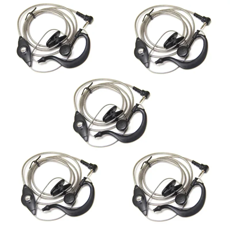 

Lot 5PCS 1 Pin Aluminum Foil Earphone PTT Mic Headset for Motorola TLKR T6 T6200 T6200C T6220 T280 T5900 T5800 C9027 Cobra Radio