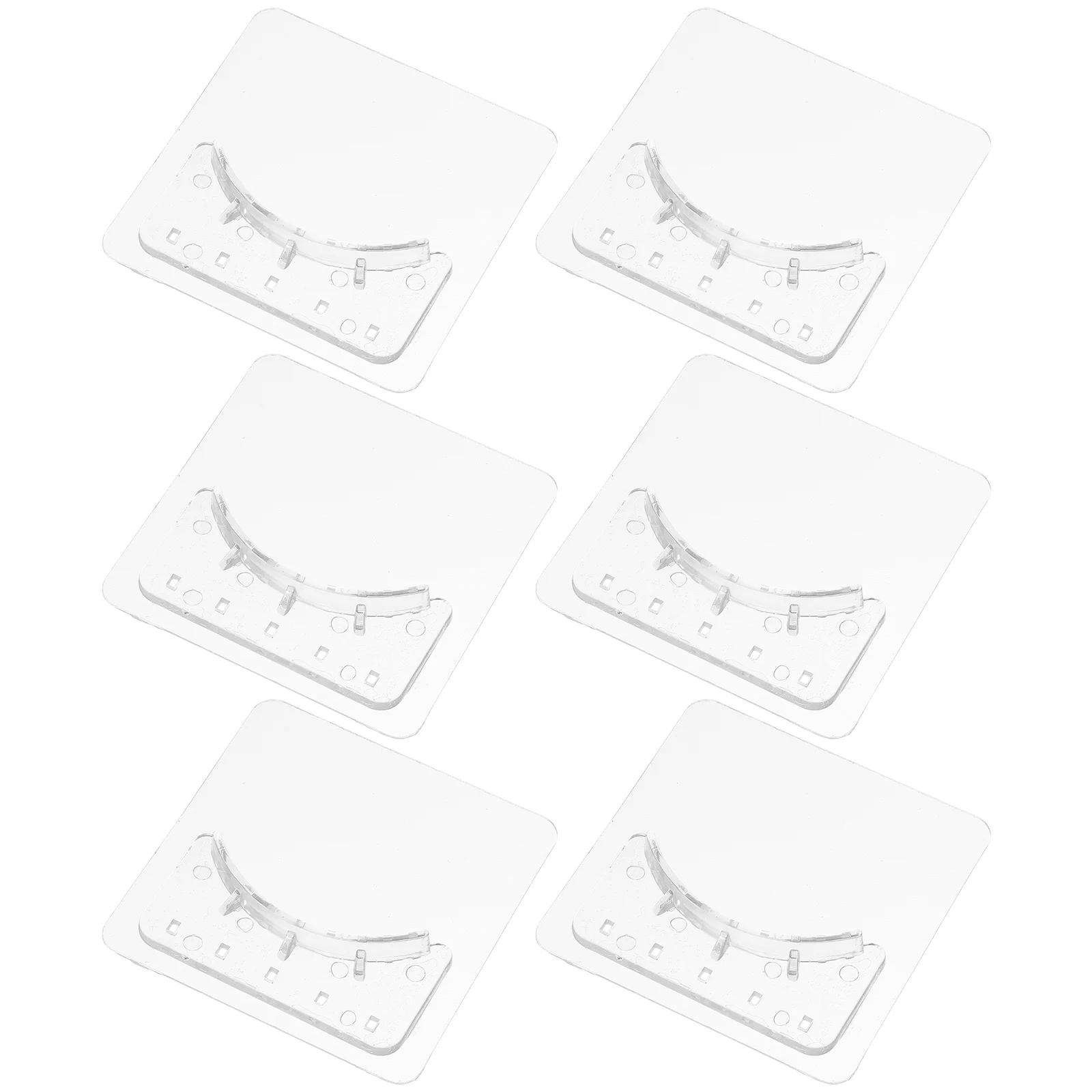 

Shower Curtain Rod Bracket Holder Sticky Nail-Free Wall Mount Bathroom Towel Bar Support Adhesive Curtain Pole Brackets