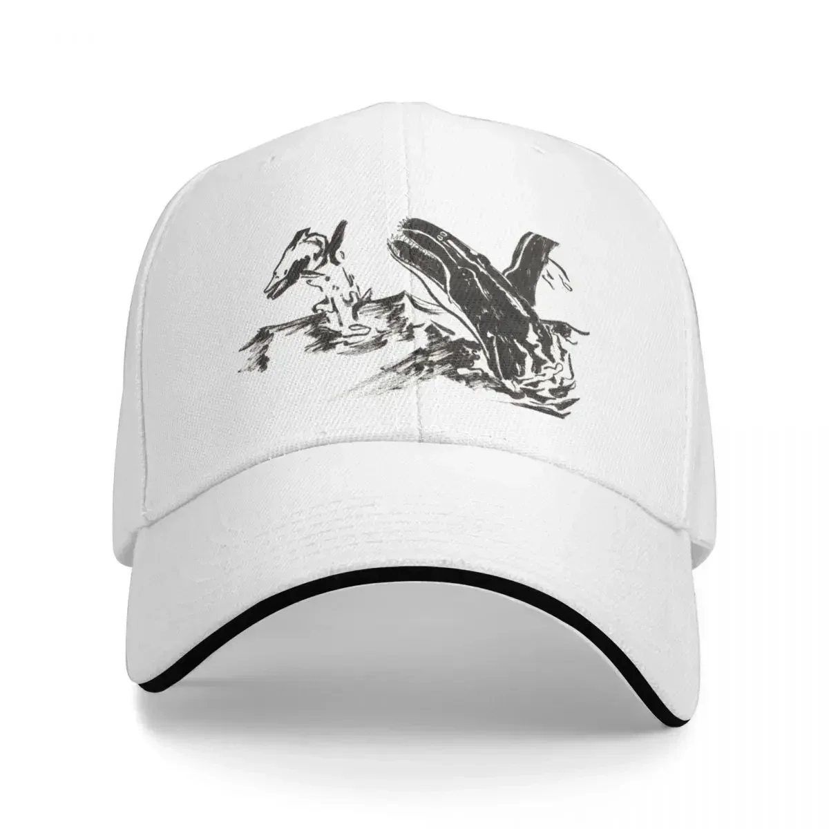 mosasaurus and ichthyosaurus Baseball Cap Outdoor All Seasons Travel Adjustable New Hat birthday Boy Women's Caps