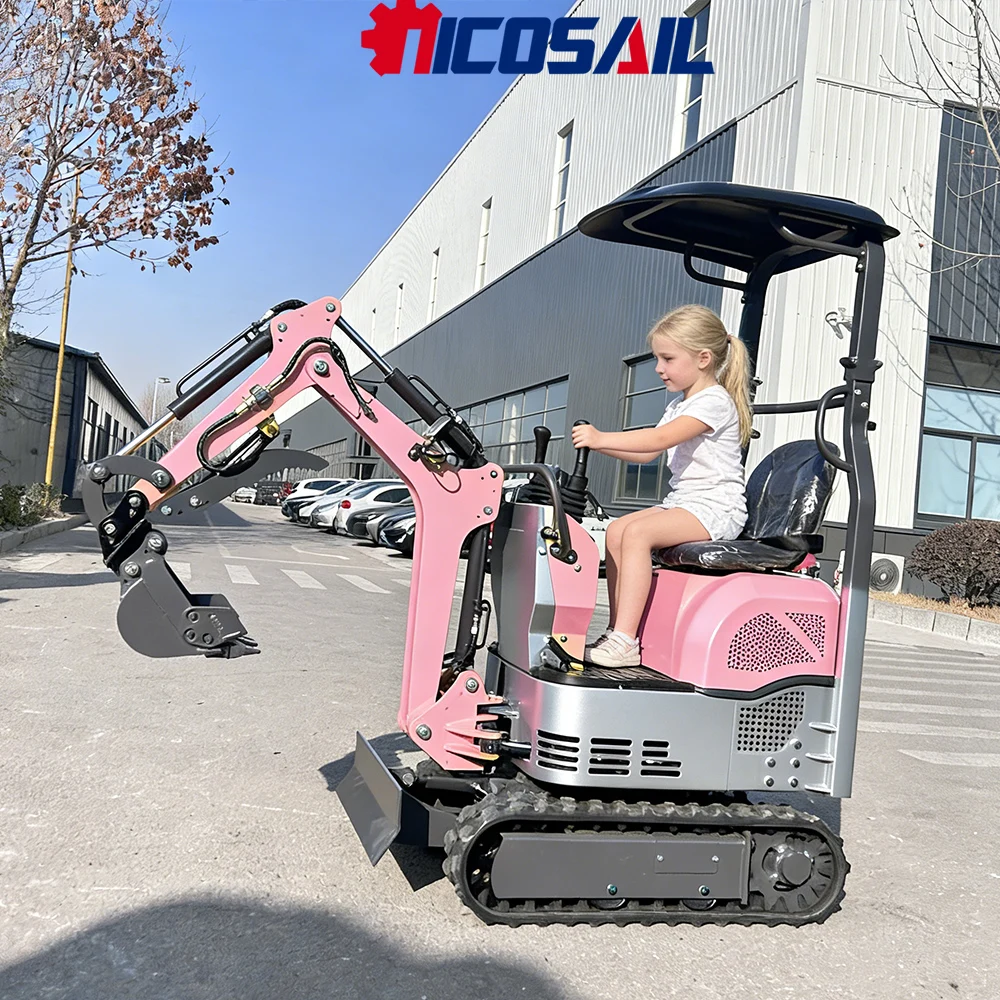 

Nicosail 0.6Ton Compact Mini Excavator for Farm Garden Orchard Maintenance Flower Bed Renovation Work