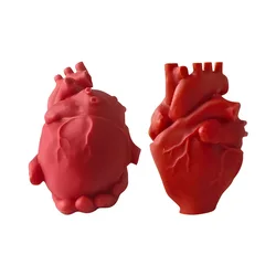 Heart Resin Molds Anatomical Heart Resin Molds Silicone with Hand Thoughtful Details Silicone Molds Candle Making DIY Art Craft