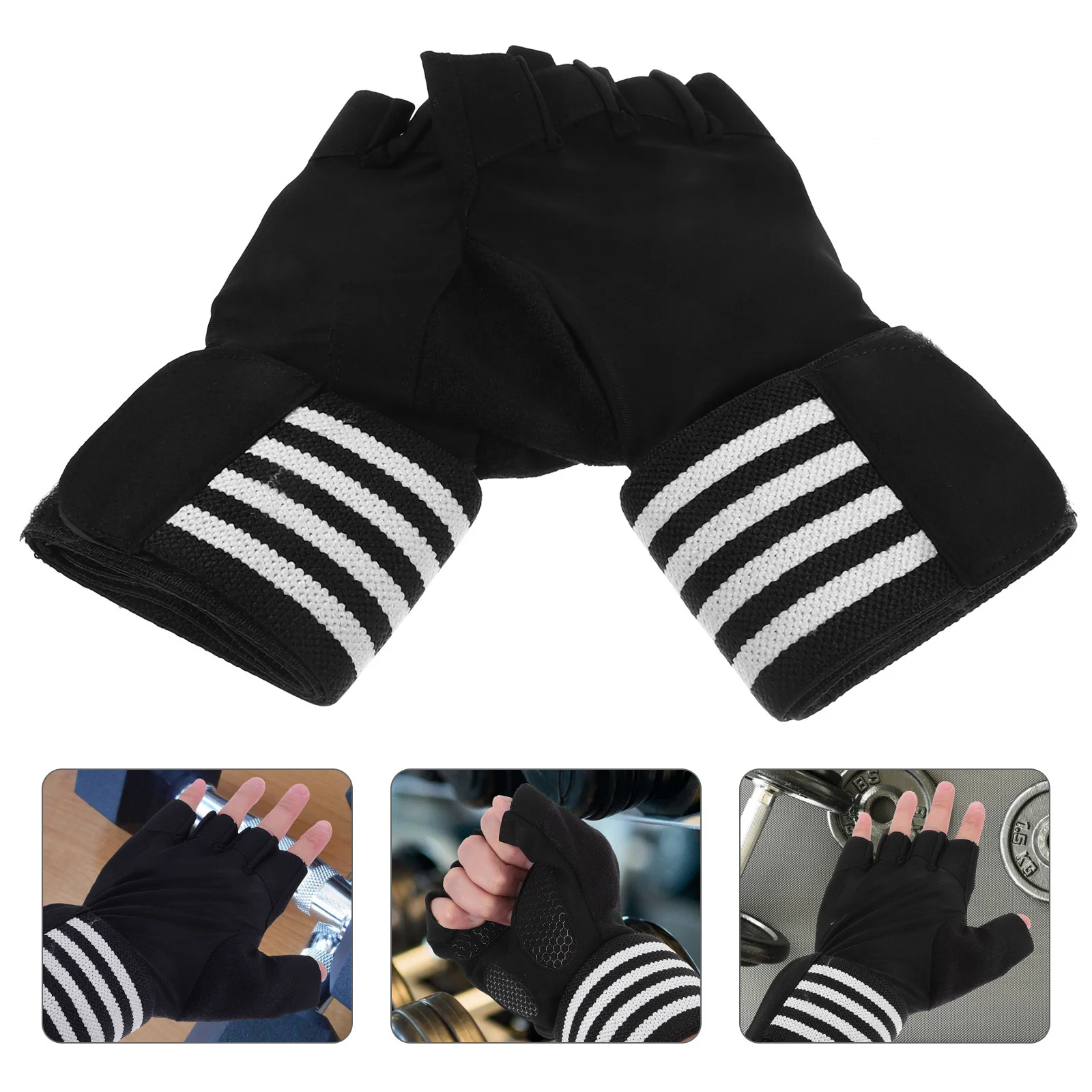 

1Pair Breathable Workout Gloves for Men Women Weight Lifting Gym Gloves Non-Slip Fitness Accessories for Cycling Fishing