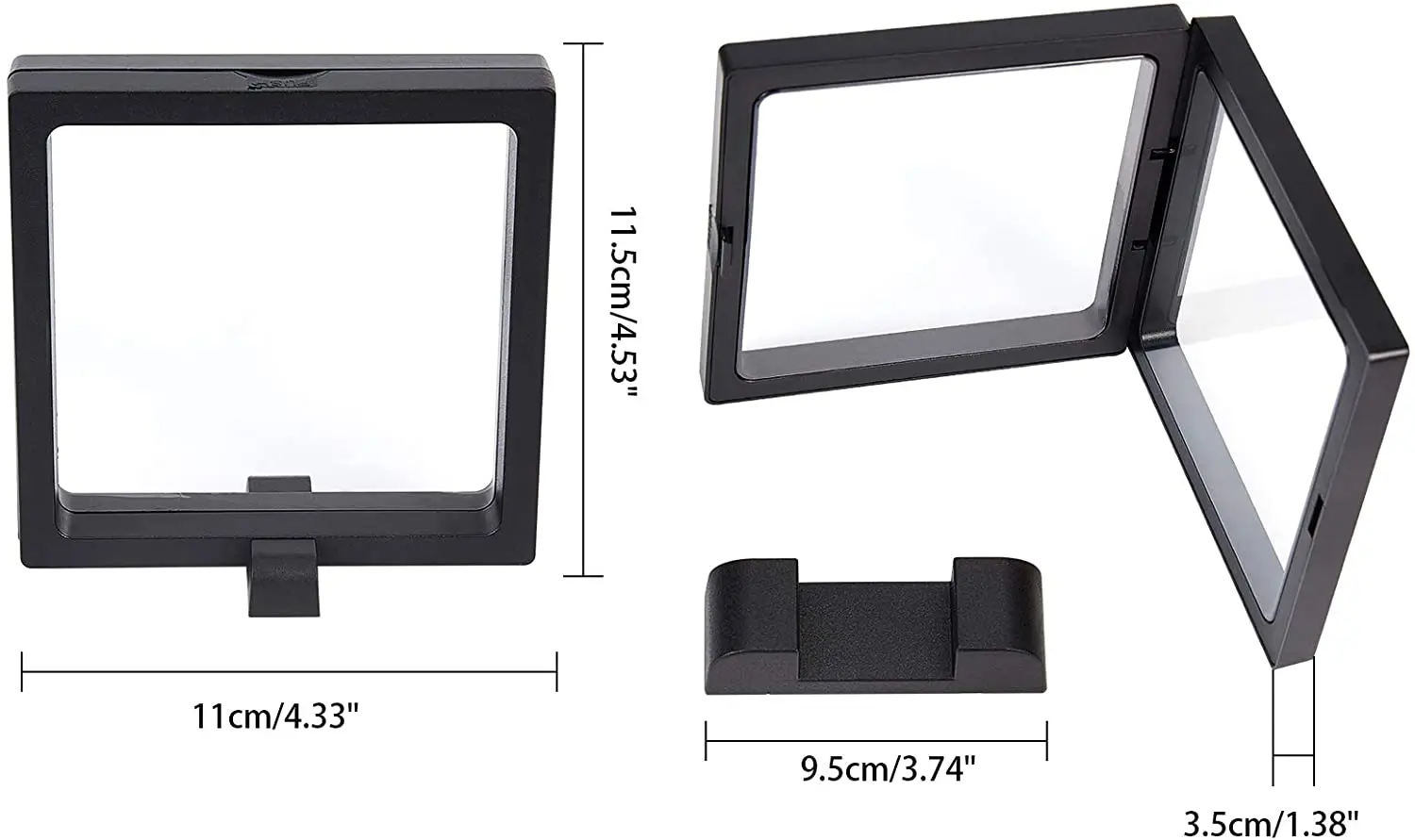 3D Floating Display Case 6 Sets 4.33