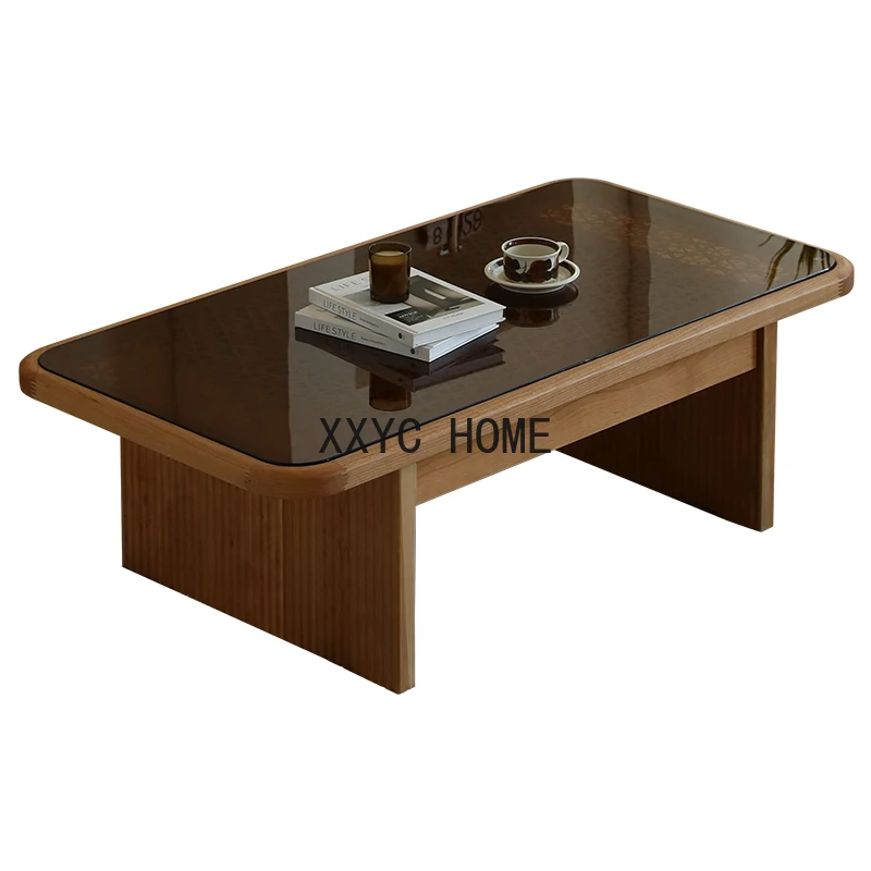 

Living Room Tea Table Tea Table Household Small Apartment Simple Modern Glass Table Nordic Style