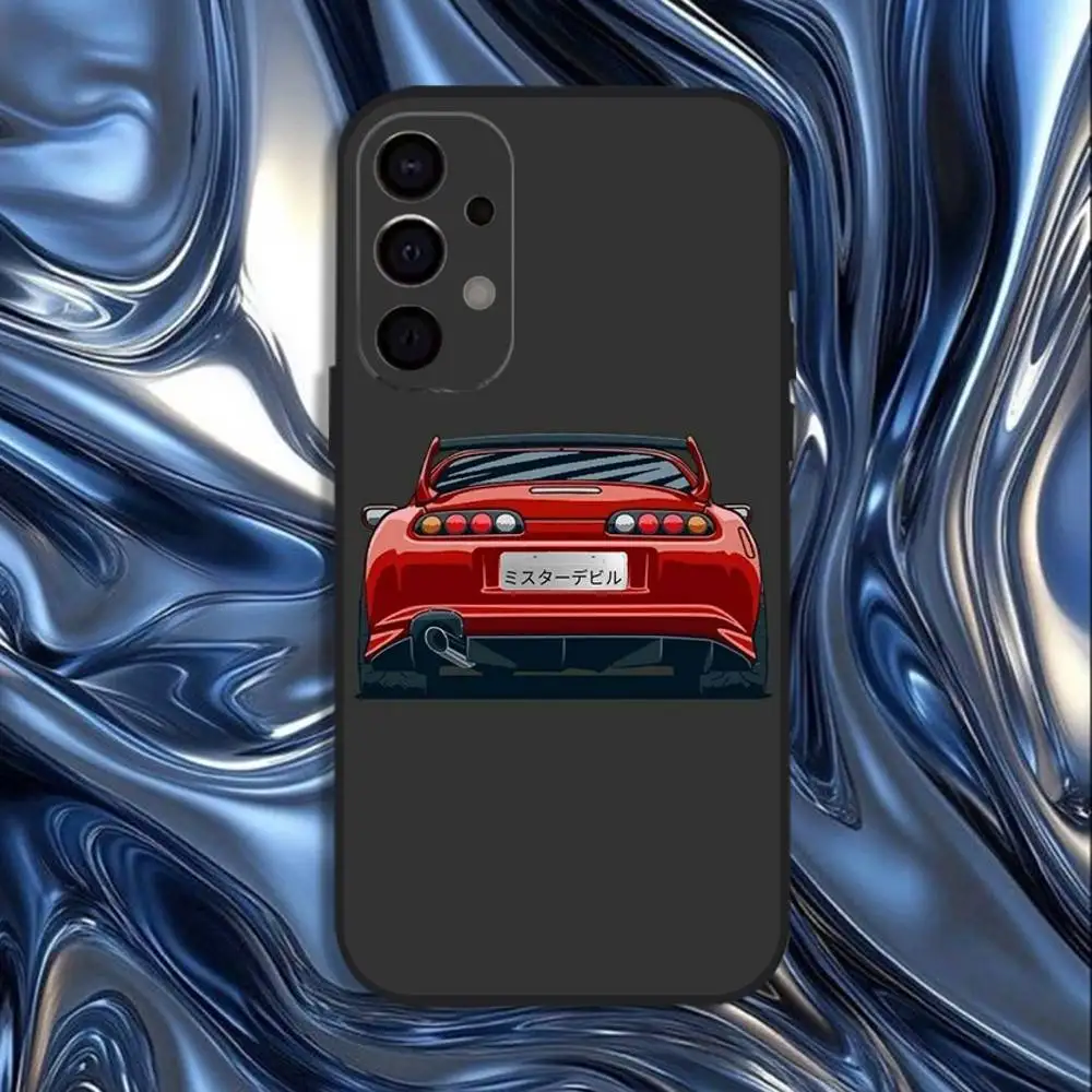 Japan JDM Sports Cars Comic Cover Handyhülle für Samsung S25, S24, S21, S22, S23, S30, Ultra, S20, Plus, Fe, Lite, 5G Schwarz Cover