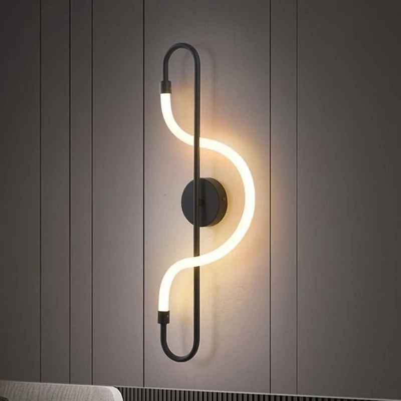 

Nordic Modern Wall Lamp Bedroom Bedside Kitchen Dining Room Hallway Led Sconce Home Decor Light Decoration Lighting Living Room