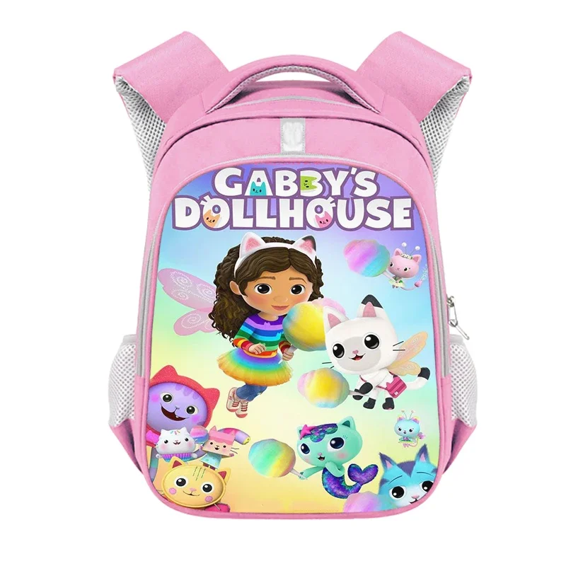 Aranyos gabby's Babaház Hátiszák gabby Macskák kawaii Iskolaépület Hosszúnadrág számára Fiatalemberjüngst legutóbb bookbag Messzemenő kapacitású utazási daypack rucksacks