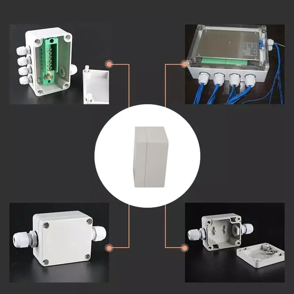 Waterproof Security Monitoring Power Supply Plastic 8 Styles Electronic Project Instrument Case ABS Enclosure Junction Box