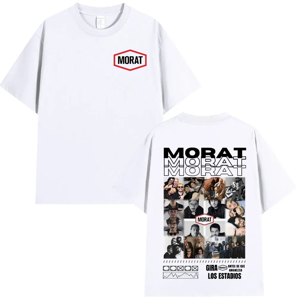 Colombia Morat Band T-shirts Men Women Fashion Hip Hop Short Sleeve T-shirt Harajuku Casual Cotton Oversized T Shirts Streetwear