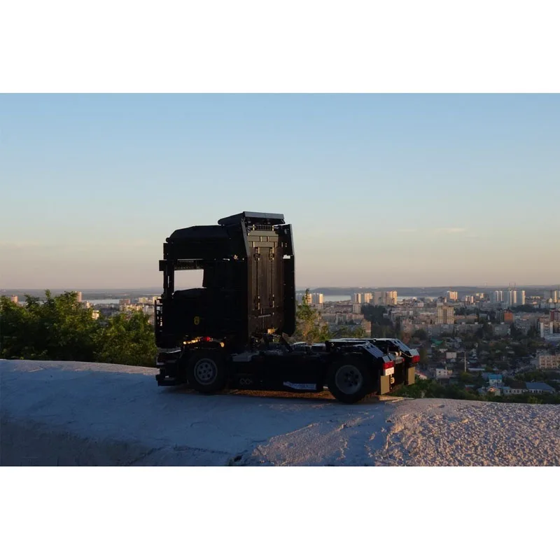 

MOC-232282 Новый электрический грузовик S730, фургон, строительные блоки, модель 1788, деталиMOC, креативные строительные блоки для мальчиков и детей на день рождения, игрушки, подарки