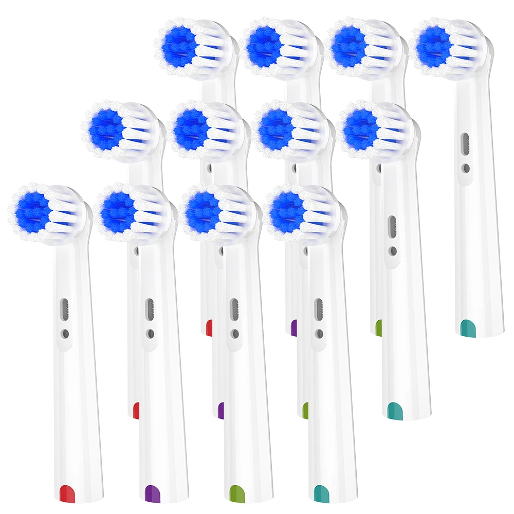 

Sensitive Care Toothbrush Heads Compatible with Oral B Electric Toothbrush, Replacement Brush Head for OralB 1000 100 1500 500