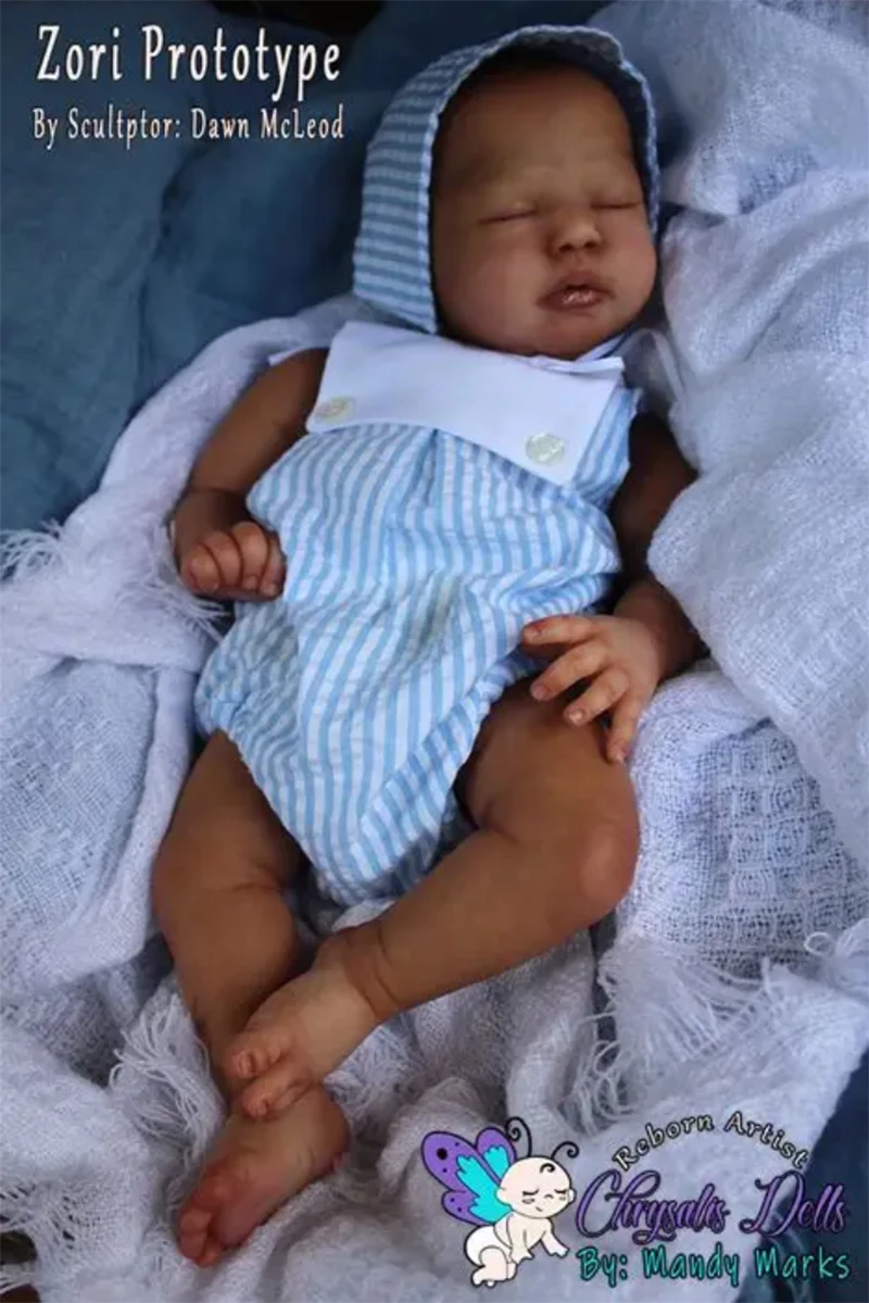 Soft Touch Zori Reborn Doll Blank Kit 16 Inch Unpainted Unfinished Making Parts Cloth Body, Muñecas Para Artesanato Bebê Reborn