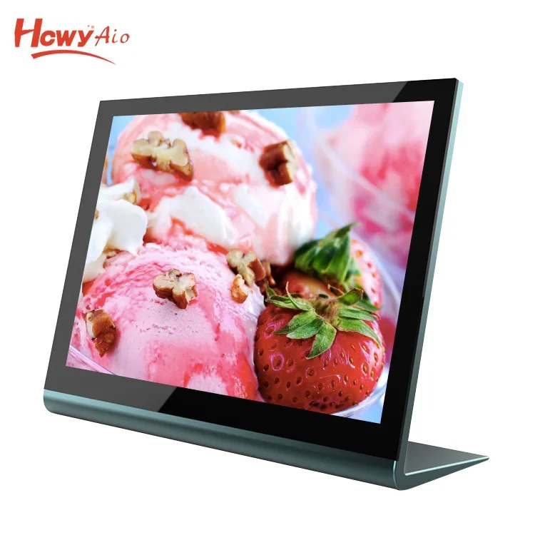 Android Optional 10.1 Inch 1280x800 L-shaped USB SD Ports Aluminium Casing Video Photos Media Player