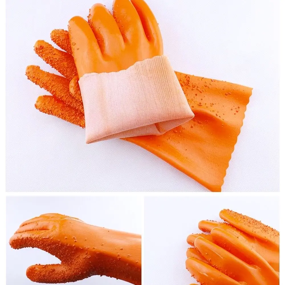 Durable Rubber Safety Work Gloves Oil Proof Waterproof Matte Texture For Fangzhuo Labor Protective Gear Professional Cleaning