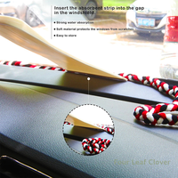 2 Meters Windshield Microfiber Cloth Drying Tool Water Absorbent Rope Vinyl Film Door Automotive Clean Window Wash Accessories