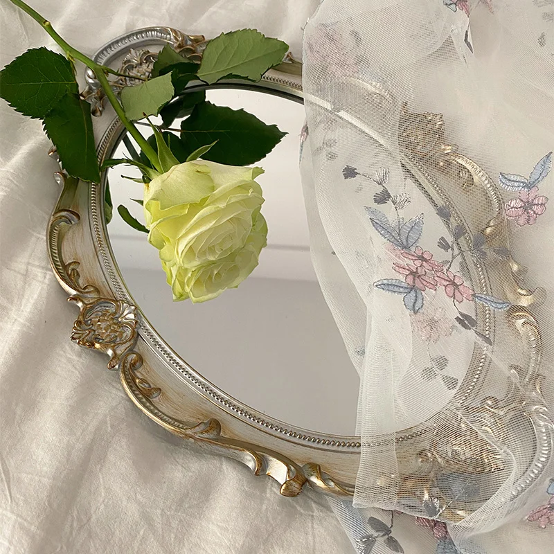 

Dressing Hand Mirror Modern Star Luxury Girls Accessories Mirror Portable Infinity Custom Moon Flower Espelhos Home Decorations