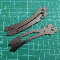 1 Pair Black Stainless Steel Knife Liners Spacer For Spyderco C223 Para3 Folding Knife