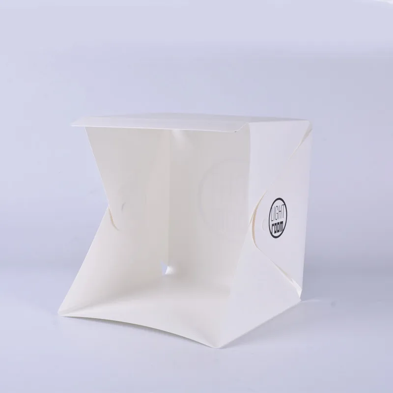 Portable Folding Photobox Photography LED Light Room Photo Studio Light Tent Soft Box Backdrops Photobox for DSLR Camera