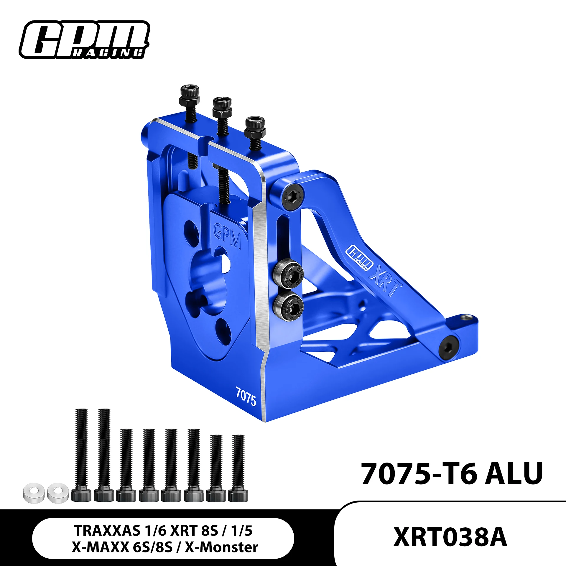 GPM Alloy 7075 Quick Release Motor Base For 7760 TRAXXAS XRT / X-Maxx / X-Monster 8S-78086-4