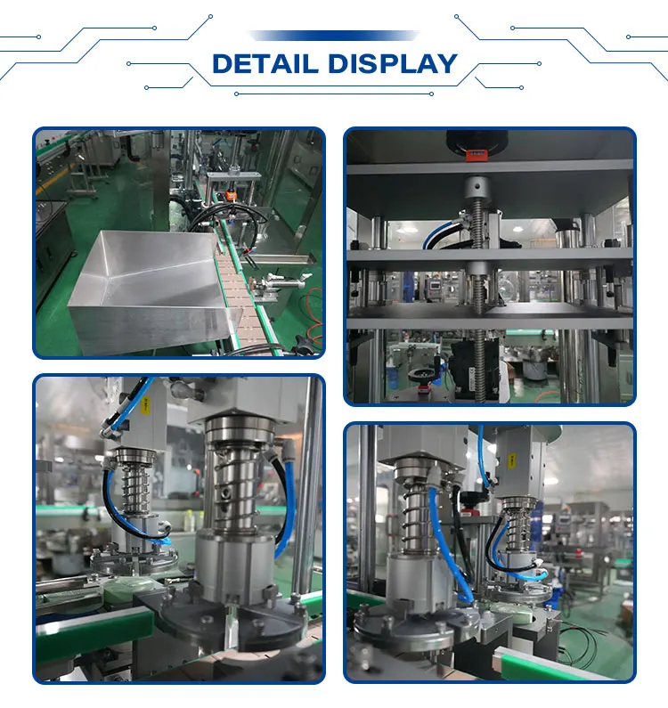 Full Automatic Swing Arm Servo Capping Machine Bottle Screw Capper for Cosmetic Care Bottle Capping Work