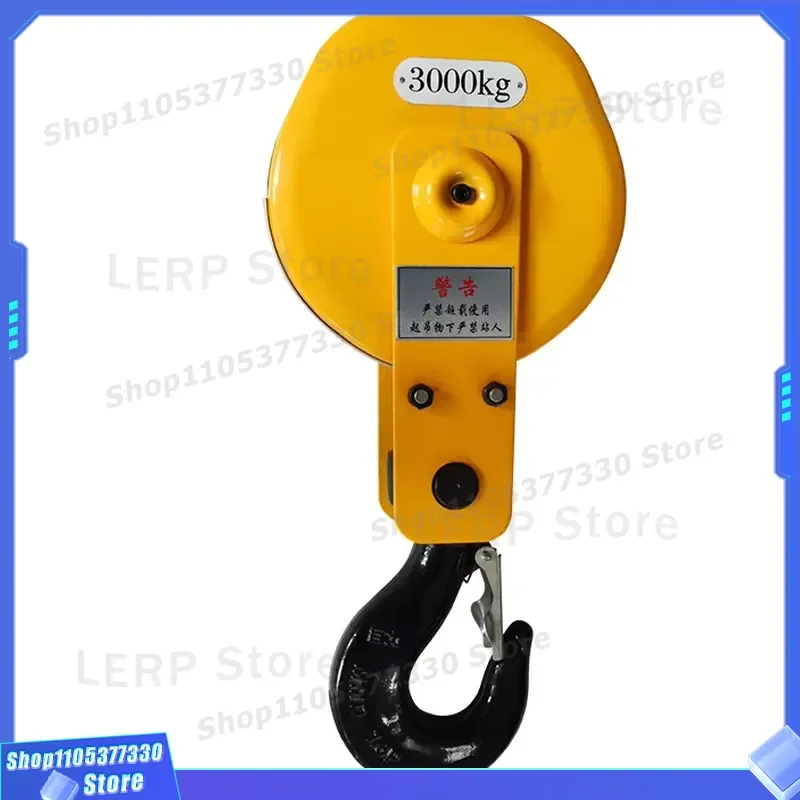 Heavy Duty 3000kg Crane Hook Lifting Equipment Industrial Hoist Accessory Steel Rigging Hardware for Construction Machinery 3