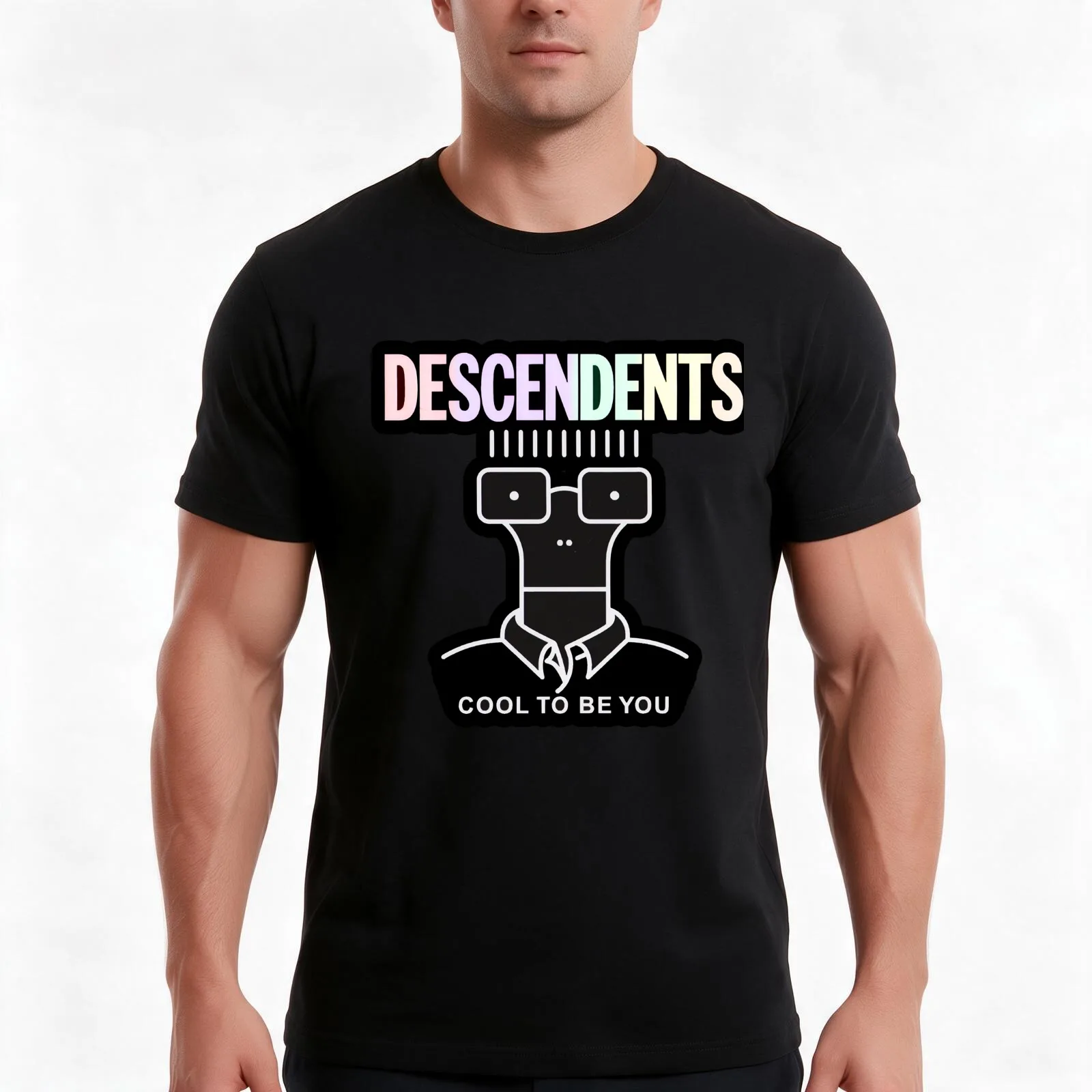 Descendents T-Shirt Summer Casual Cotton Tee Oversized Streetwear Tops Vintage Graphic Print Loose Fit Short Sleeve