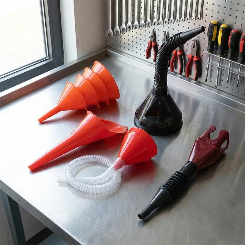 Car Plastic Funnel Set 8 Piece - Workshop Tools Car 评论和价格