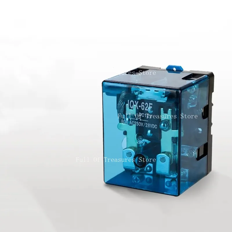 12VDC 24VDC 110VAC 220VAC 80A/120A DPDT Power Electromagnetic Relay Motor Control Screw Mount JQX-62F-2Z 2NO 2NC