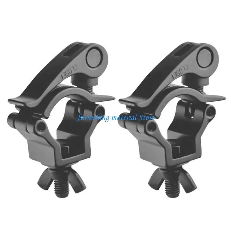 Y5GD Magnesiums Aluminum Hook Clamps Heavy TypeStage Lighting Fixtures Secure Mounting