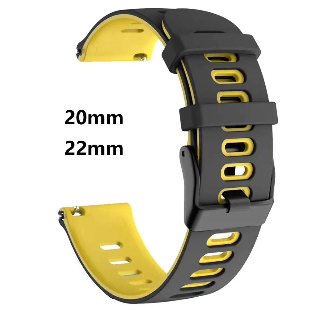 20mm 22mm Silicone Strap For Huawei Watch GT3 GT4 42 46mm Sport Wristband GT 2 GT2 Pro 2e Replacement Bracelet Belt Accessories