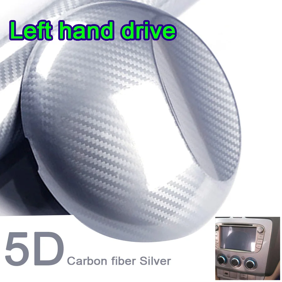 5D Glanzende Koolstofvezel Patroon Interieur DIY Trim Sticker Voor BMW 5 Serie F10 2011-2017