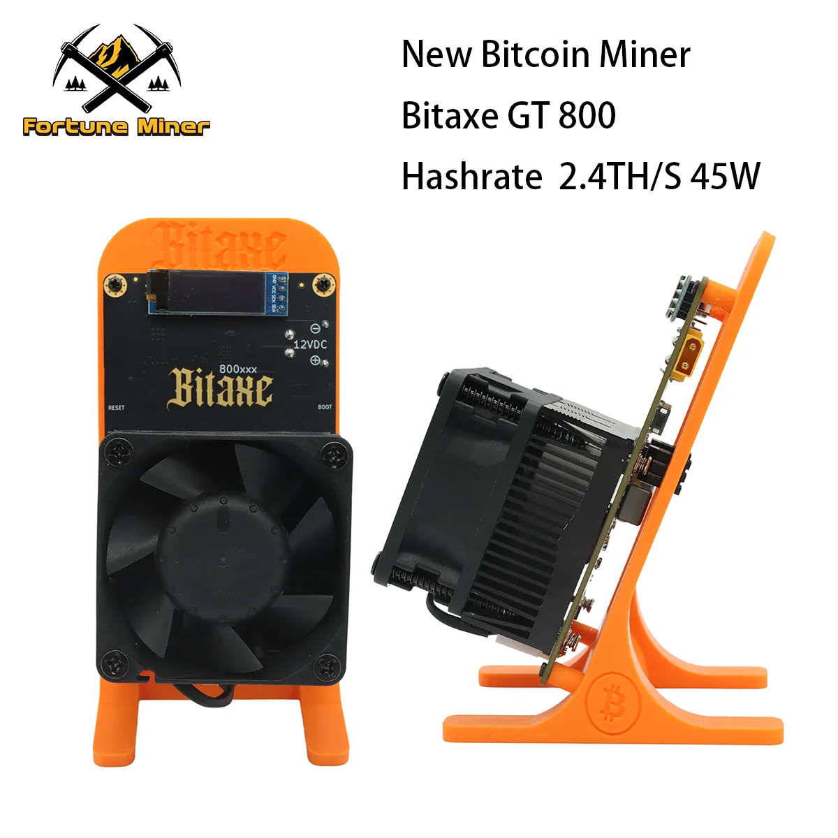 

NEW Bitaxe GT 800 Lucky Miner 2.6–2.8Th/s Overclock 45W Low Power BM1370 Asic Chip BTC Solo Miner Lottery Bitcoin Crypto Mining