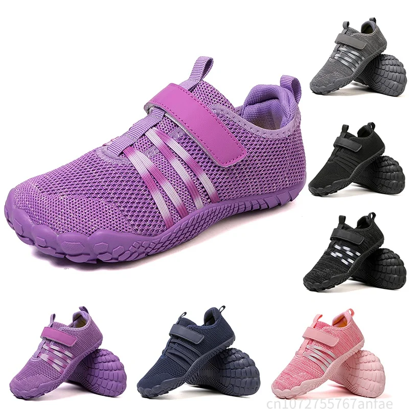 

Children's Barefoot Shoes Outdoor Beach Water Shoes Anti slip Breathable Wide Toe Casual Sneakers Lightweight Running Shoes