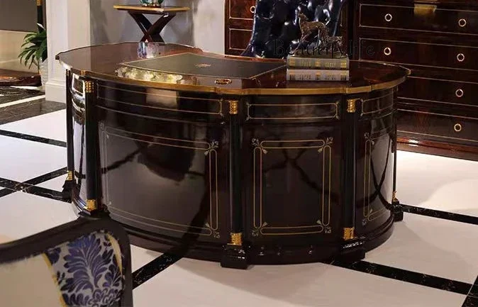 

yj5 Scrivania in stile europeo, villa domestica, nuovo modello di design classico cinese, moda di fascia alta