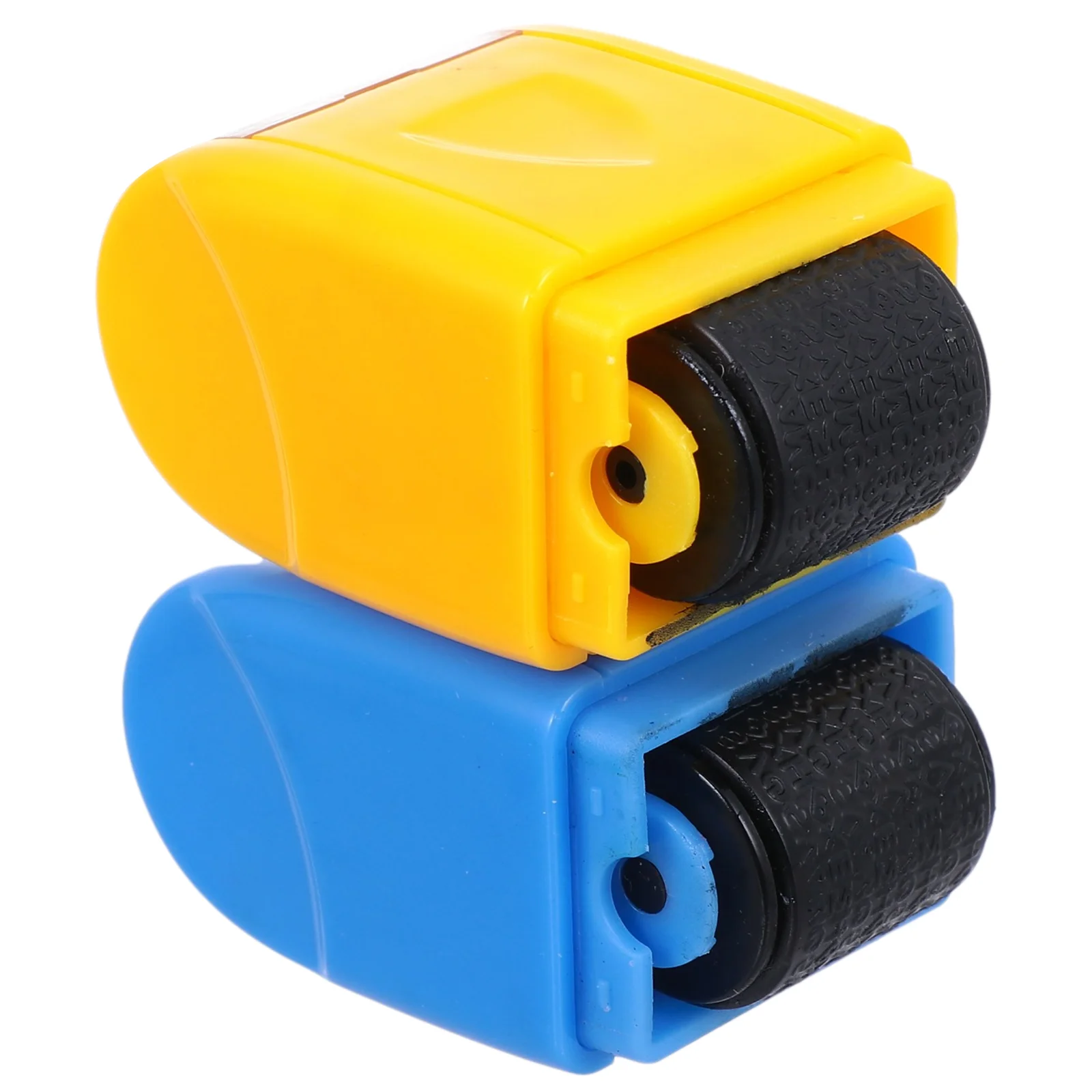 2 Pcs Privacy Policy Identity Guard Seals Security Stamps Wide Rolling Garbled Postage Handheld Protection Plastic Roller