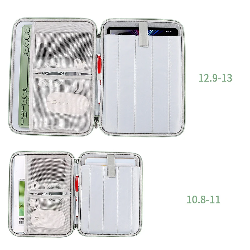 Tablet Bag For iPad Air 2 1 2019 Pro 11 12.9 XiaoMi Pad 5 10 Laptop Cover Sleeve Case for 13 Inch Macbook Shockproof Pouch