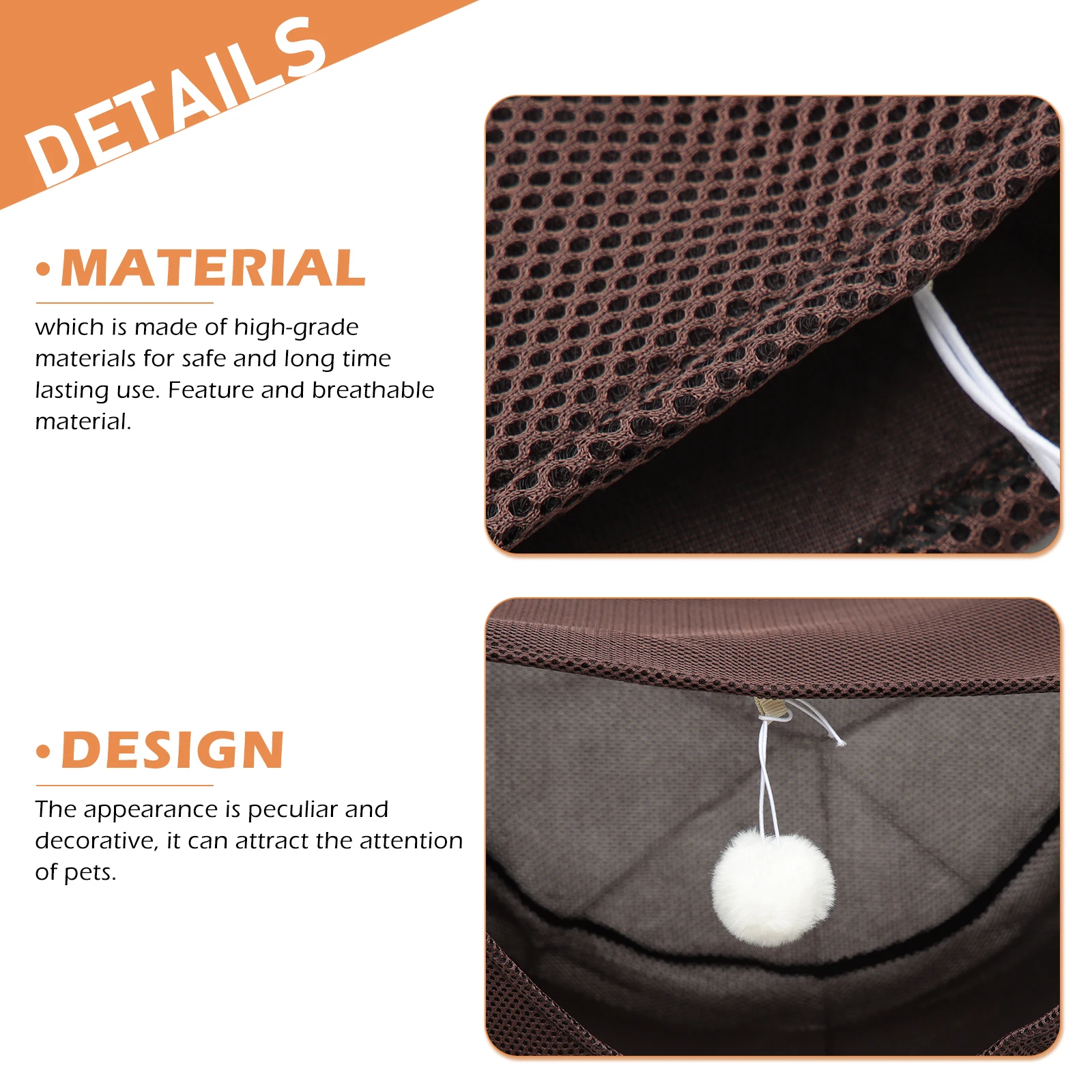 

Thick Sandwich Mesh Cat Hammock Cage Durable Breathable Indoor Pet Bed Cozy Hanging Rest Home Use Summer Comfortable